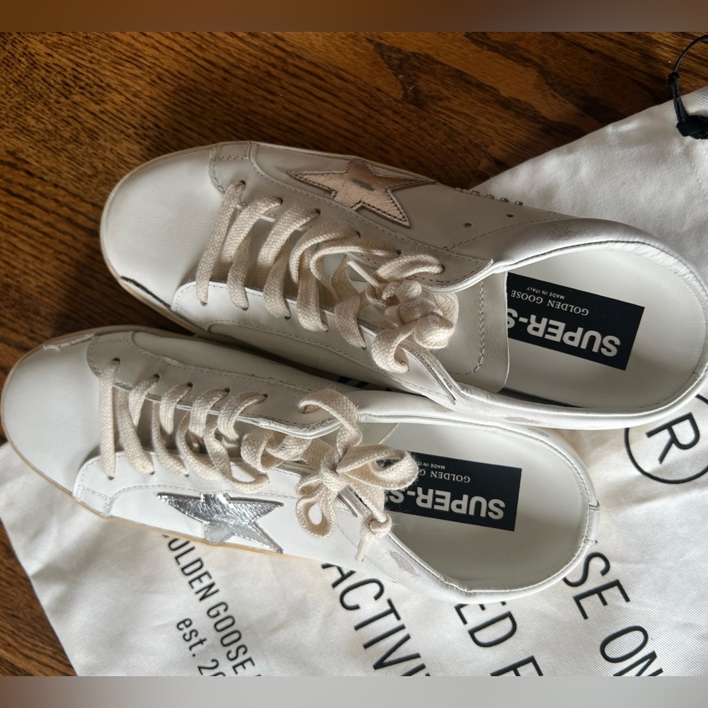 Golden Goose “Superstar” Leather Mule Sneakers